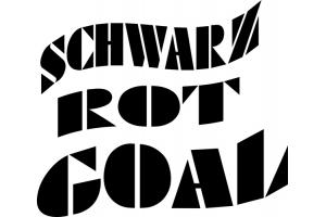 stencil Schablone SCHWARZ ROT GOAL